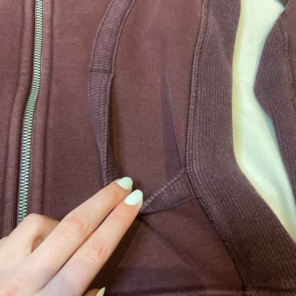 Lululemon Athletica Burgundy Scuba Full-Zip Hoodie - Picture 8 of 9